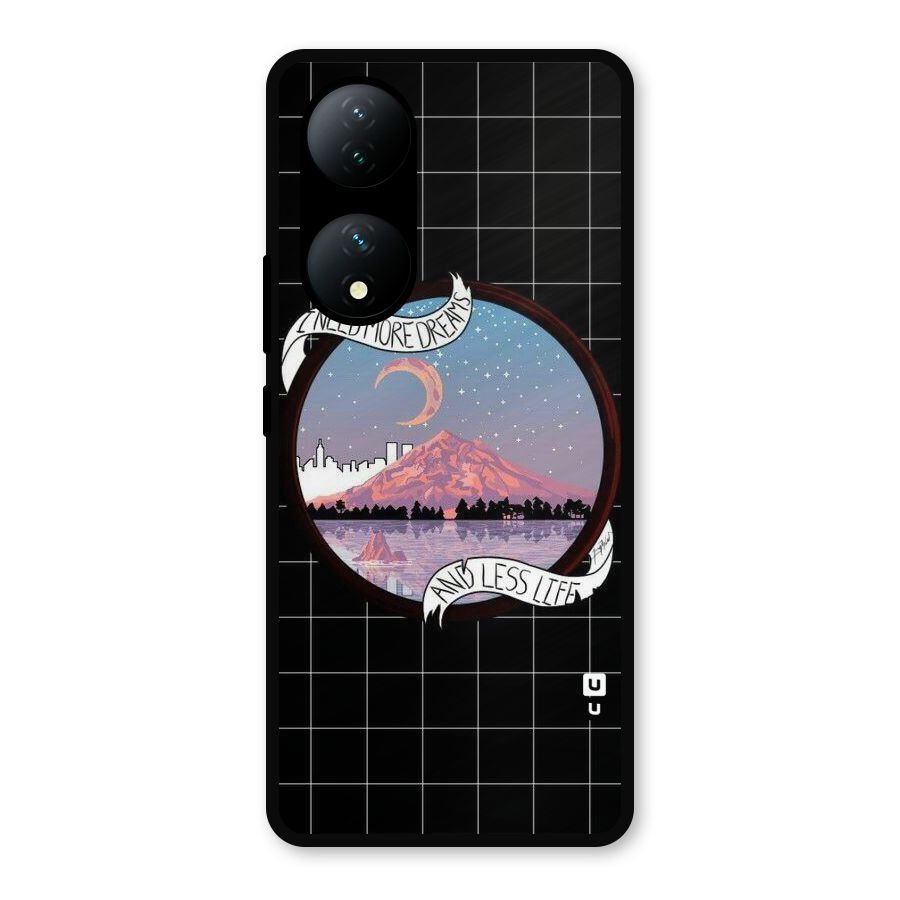 More Dreams Metal Back Case for Vivo Y100a