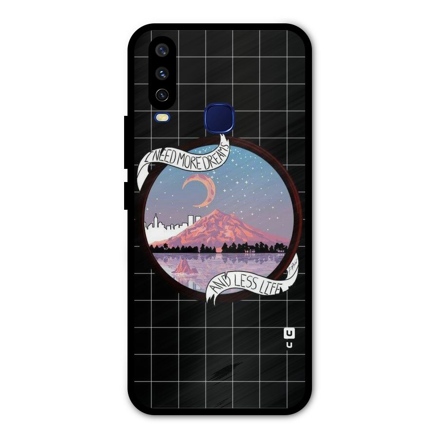 More Dreams Metal Back Case for Vivo Y15