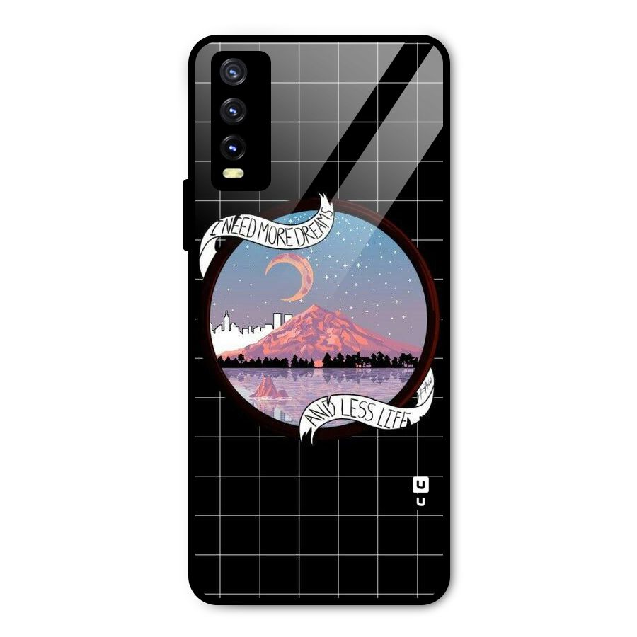 More Dreams Metal Back Case for Vivo Y20