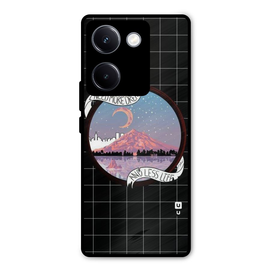 More Dreams Metal Back Case for Vivo Y300 Plus