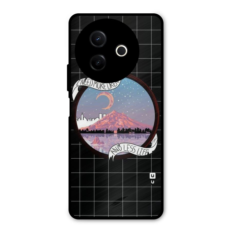 More Dreams Metal Back Case for Vivo Y39
