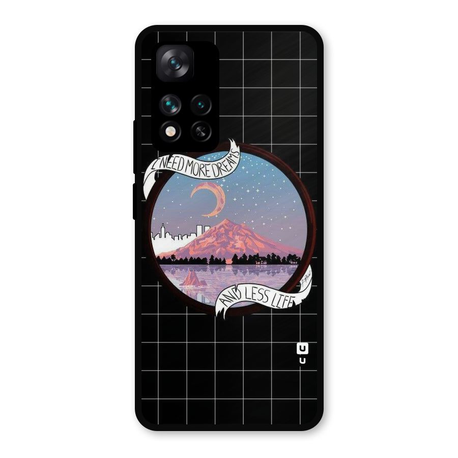 More Dreams Metal Back Case for Xiaomi 11i Hypercharge 5G