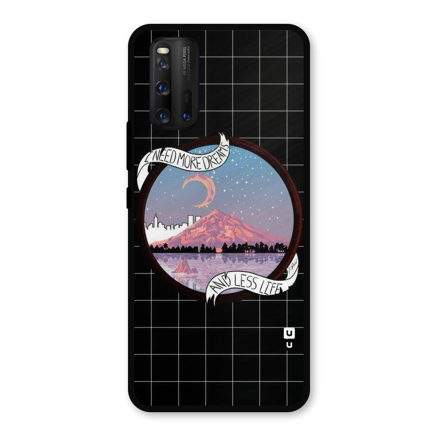 More Dreams Metal Back Case for iQOO 3