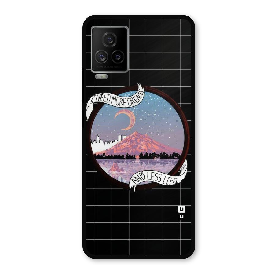More Dreams Metal Back Case for iQOO 7 Legend 5G