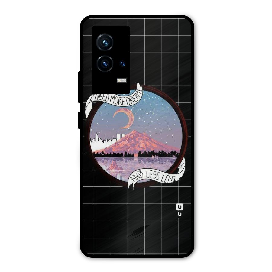 More Dreams Metal Back Case for iQOO 9 5G