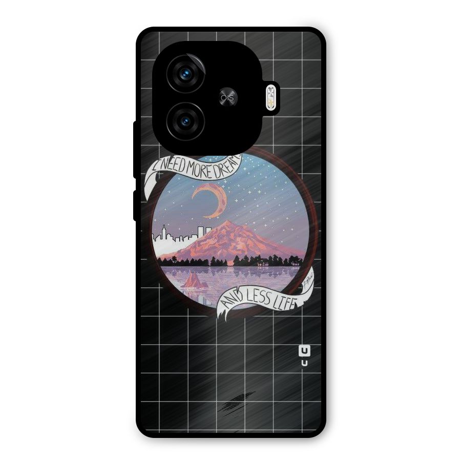 More Dreams Metal Back Case for iQOO Z9 Turbo