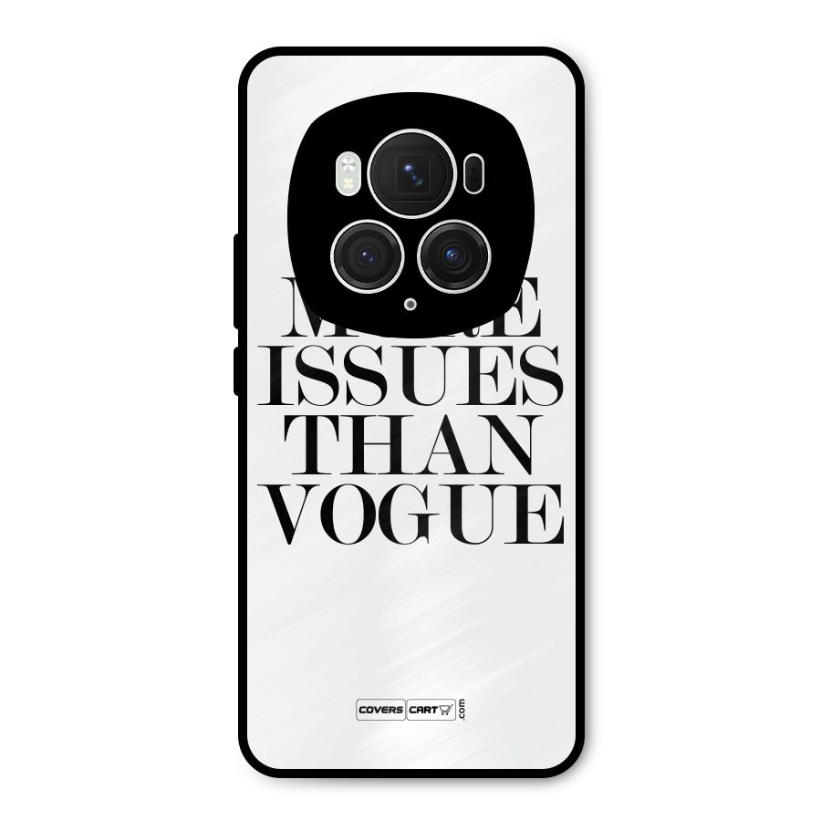 More Issues than Vogue (White) Metal Back Case for Honor Magic6 Pro