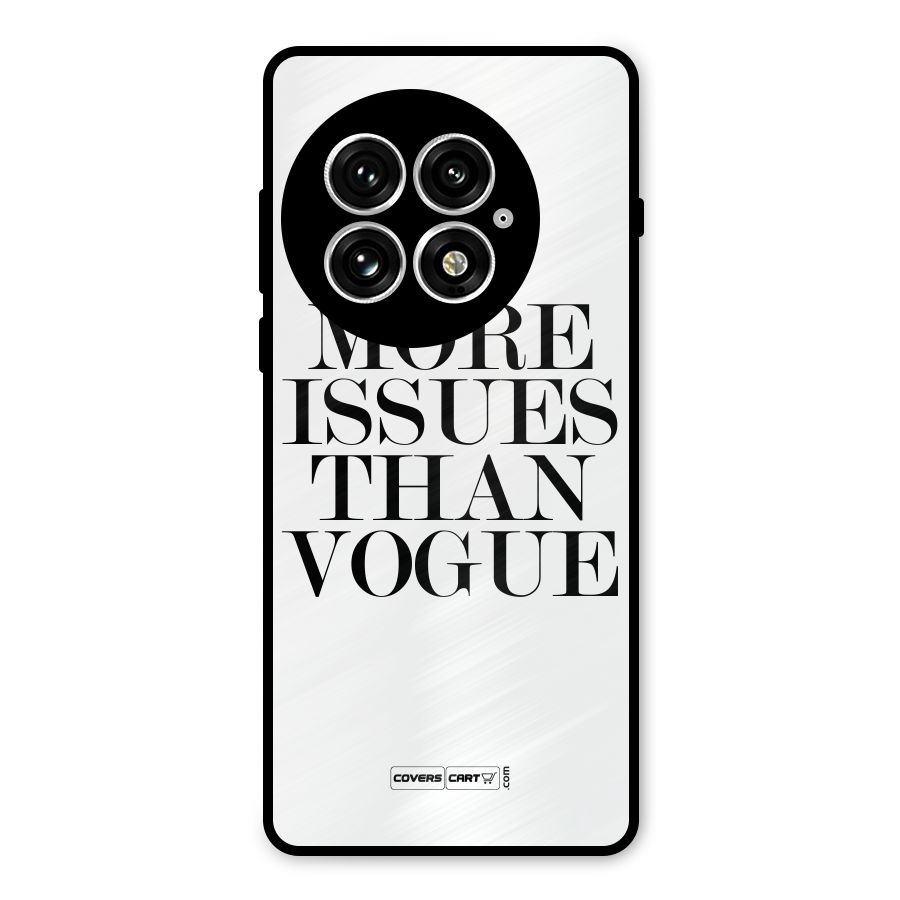 More Issues than Vogue (White) Metal Back Case for OnePlus 13