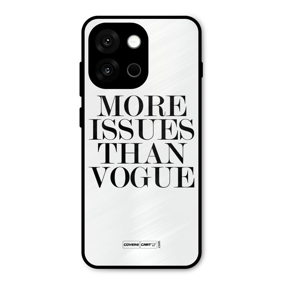 More Issues than Vogue (White) Metal Back Case for OnePlus 13s
