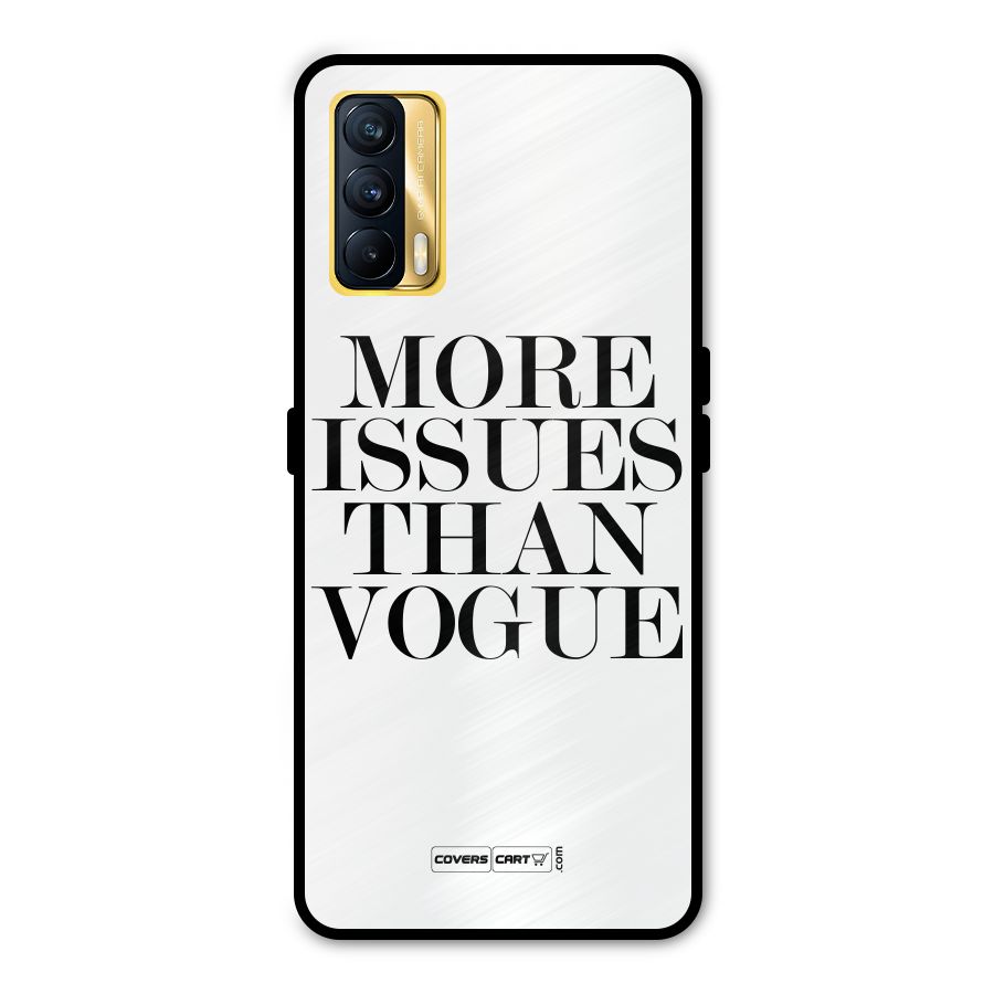 More Issues than Vogue (White) Metal Back Case for Realme X7