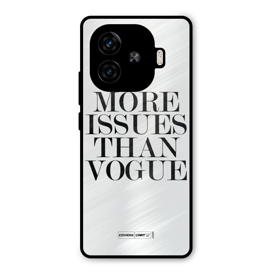 More Issues than Vogue (White) Metal Back Case for iQOO Neo 10R