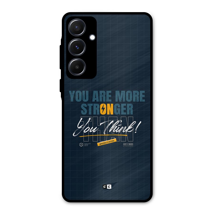More Stronger Metal Back Case for Galaxy A55