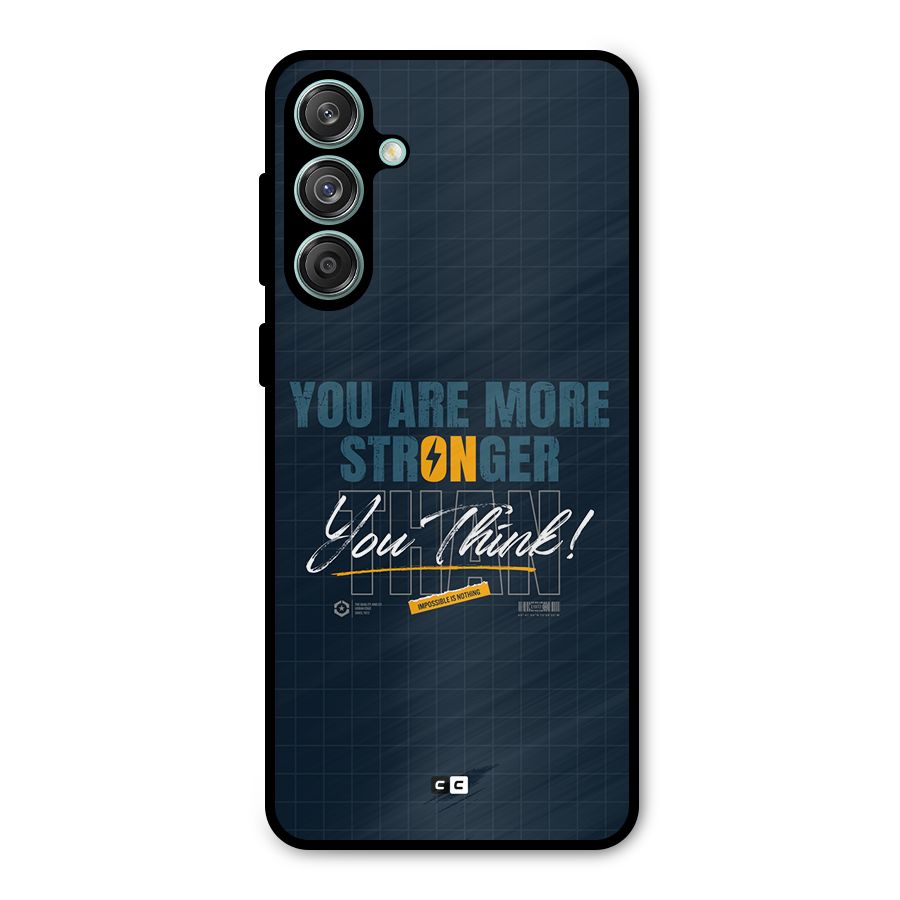 More Stronger Metal Back Case for Galaxy M55 5G