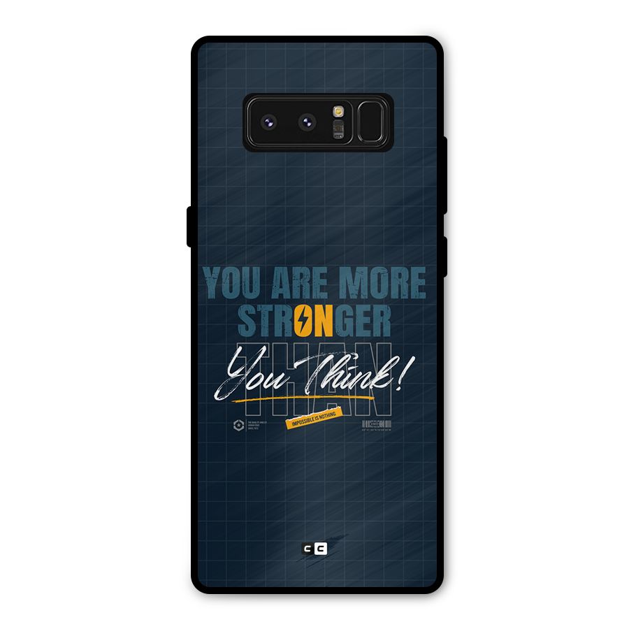 More Stronger Metal Back Case for Galaxy Note 8