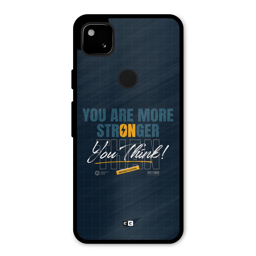 More Stronger Metal Back Case for Google Pixel 4a