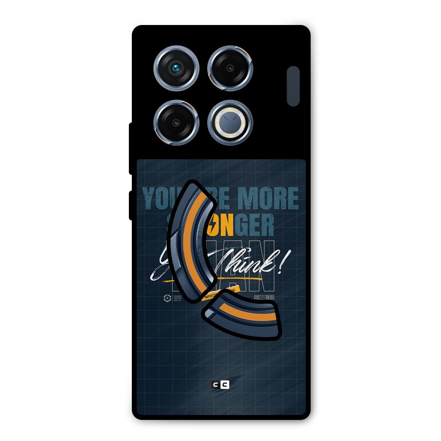 More Stronger Metal Back Case for Infinix GT 20 Pro