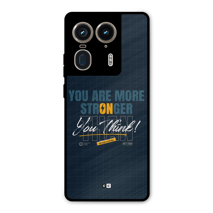 More Stronger Metal Back Case for Motorola Edge 50 Ultra