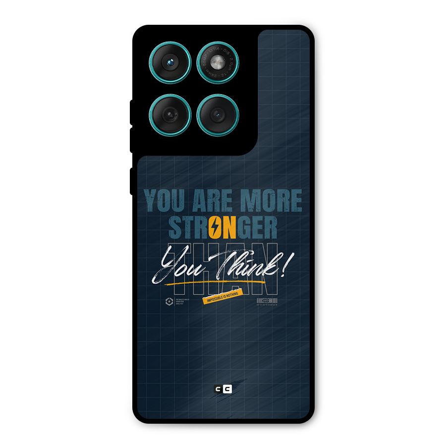 More Stronger Metal Back Case for Motorola Edge 60 Fusion