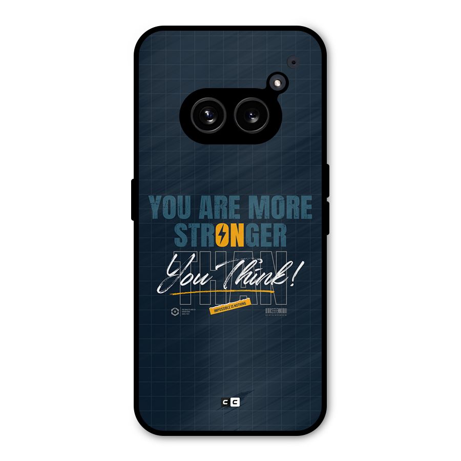 More Stronger Metal Back Case for Nothing Phone 2a Plus