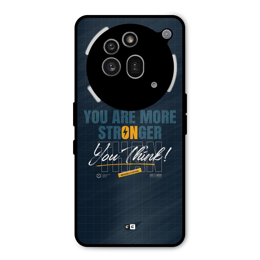 More Stronger Metal Back Case for Nothing Phone 3a Pro
