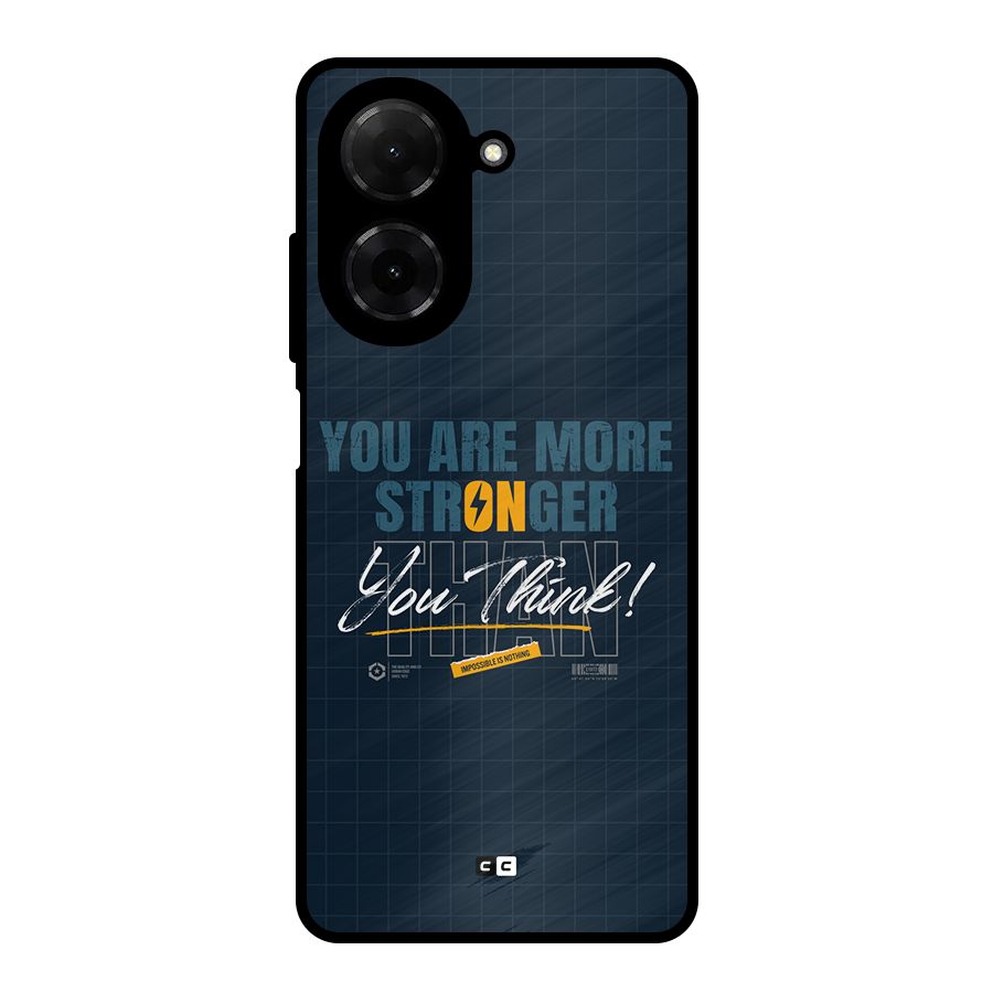 More Stronger Metal Back Case for Poco C71