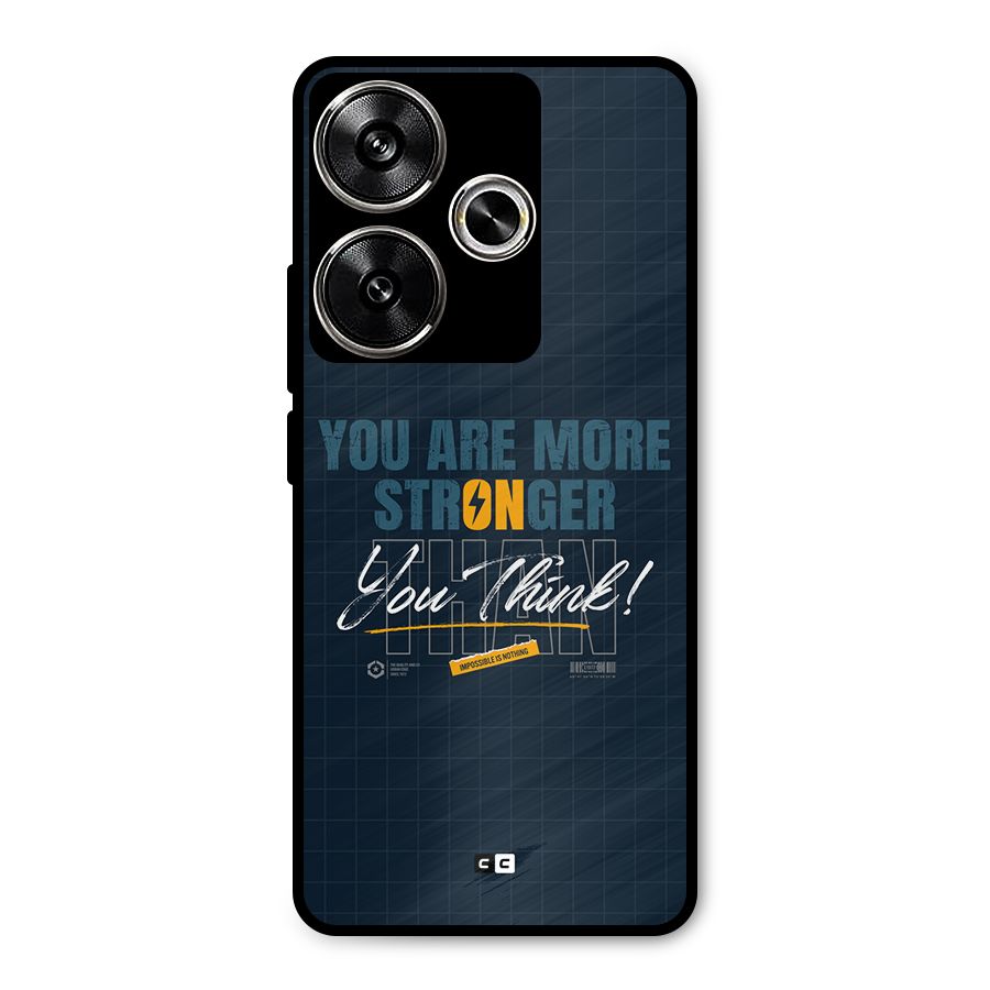 More Stronger Metal Back Case for Poco F6