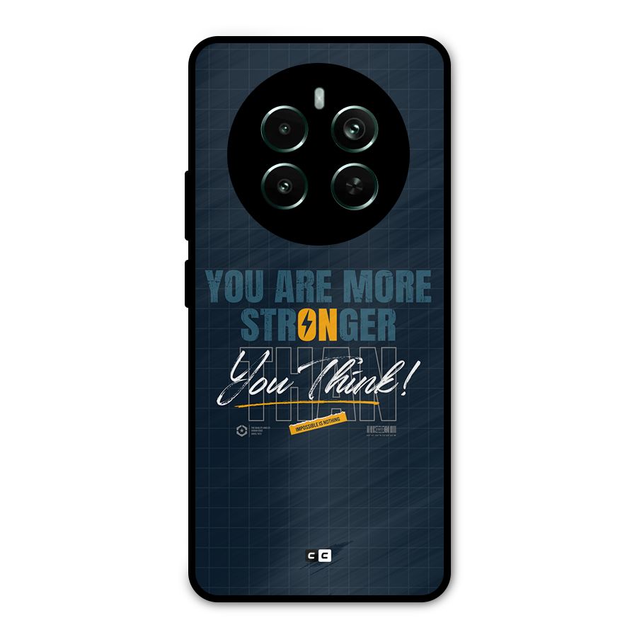 More Stronger Metal Back Case for Realme 12 Plus