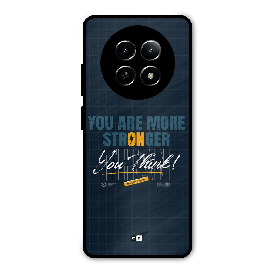 More Stronger Metal Back Case for Realme 12x 5G
