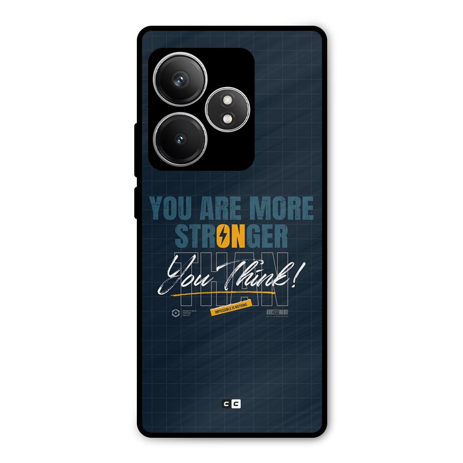 More Stronger Metal Back Case for Realme GT 6T