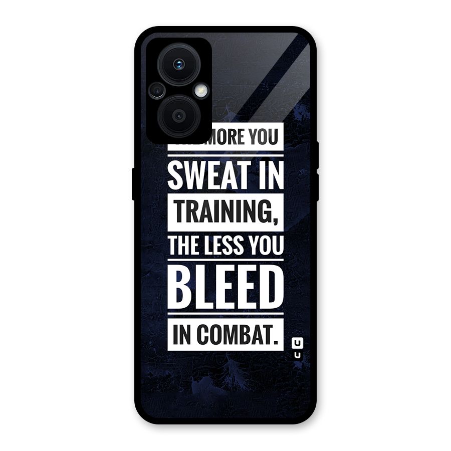 More You Sweat Less You Bleed Glass Back Case for Oppo F21s Pro 5G