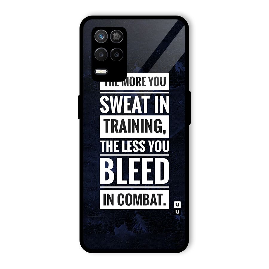 More You Sweat Less You Bleed Glass Back Case for Realme 8s 5G