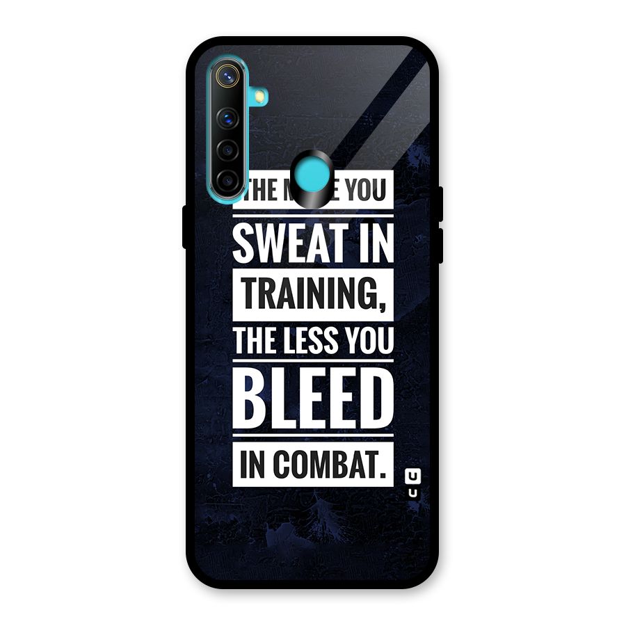 More You Sweat Less You Bleed Glass Back Case for Realme Narzo 10