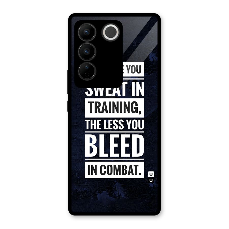 More You Sweat Less You Bleed Glass Back Case for Vivo V27