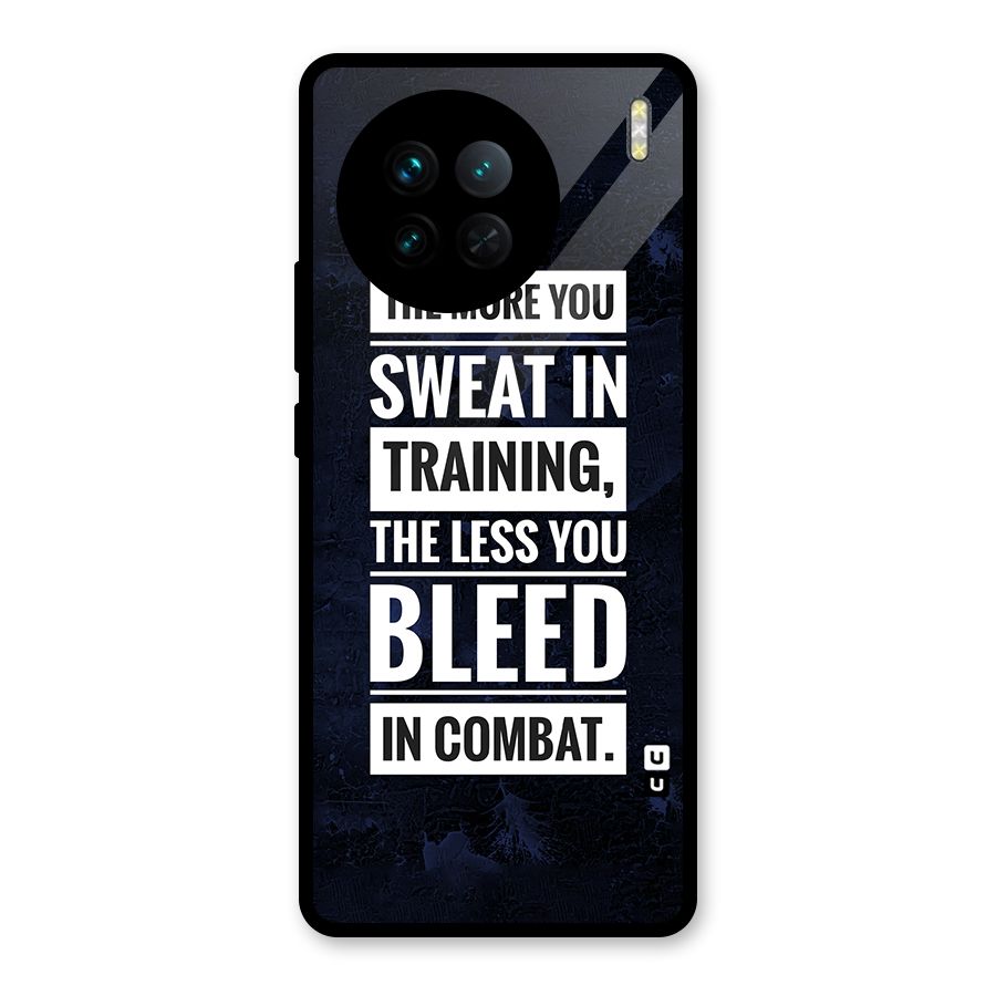 More You Sweat Less You Bleed Glass Back Case for Vivo X90