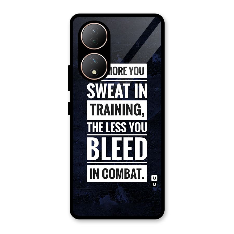 More You Sweat Less You Bleed Glass Back Case for Vivo Y100A