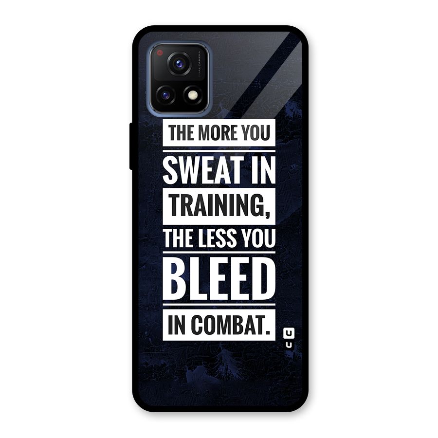 More You Sweat Less You Bleed Glass Back Case for Vivo Y72 5G