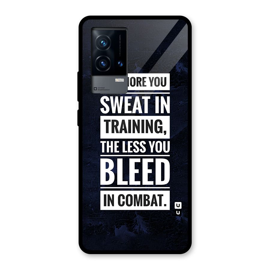 More You Sweat Less You Bleed Glass Back Case for iQOO 9 5G