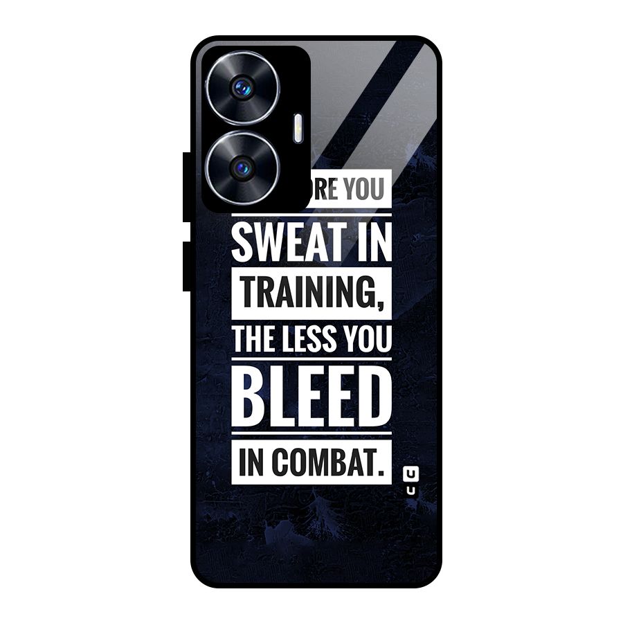 More You Sweat Less You Bleed Glass Back Case for realme C55