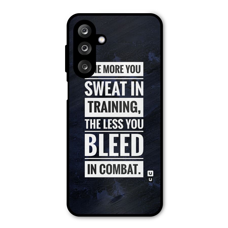 More You Sweat Less You Bleed Metal Back Case for Galaxy M36
