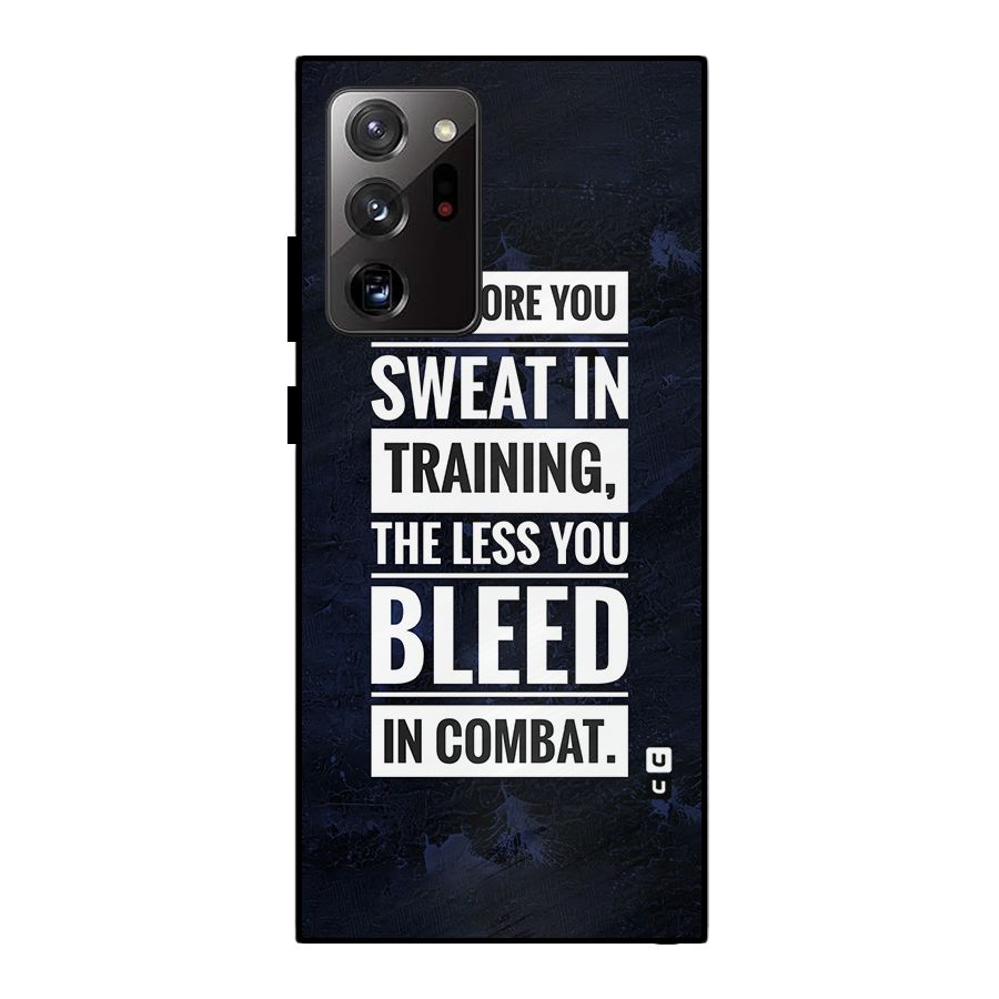 More You Sweat Less You Bleed Metal Back Case for Galaxy Note 20 Ultra