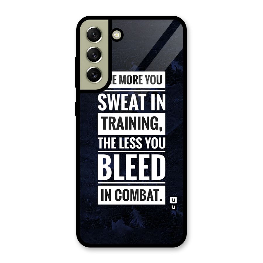 More You Sweat Less You Bleed Metal Back Case for Galaxy S21 FE 5G (2023)