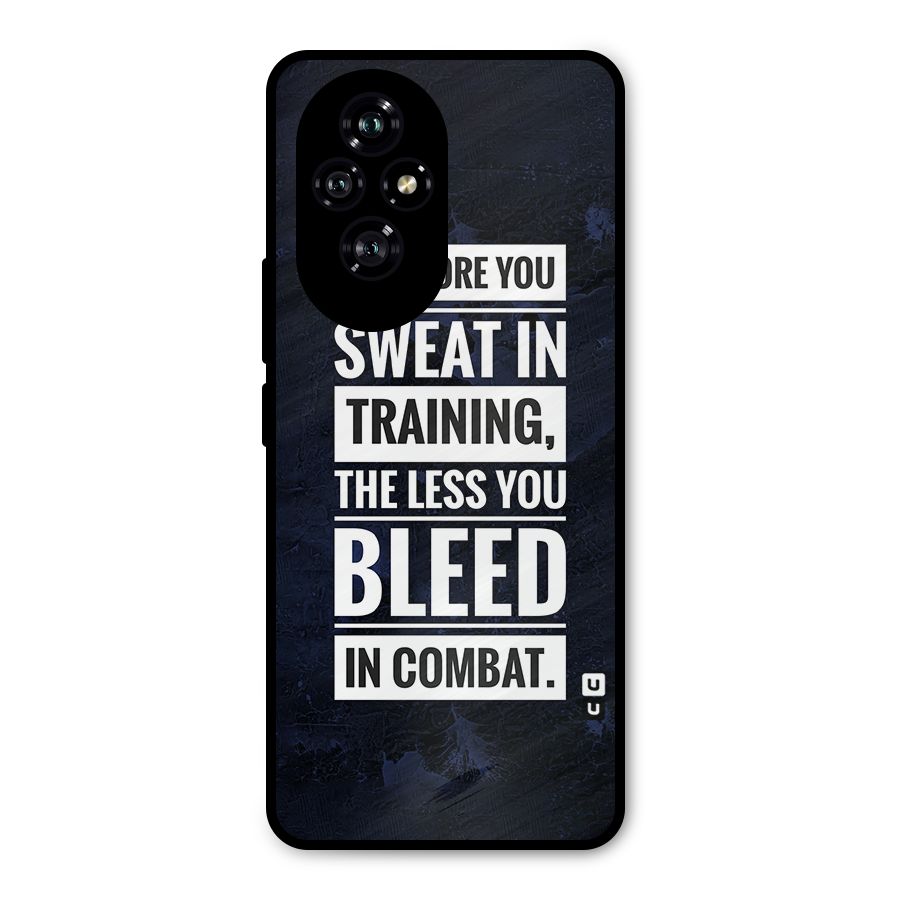 More You Sweat Less You Bleed Metal Back Case for Honor 200