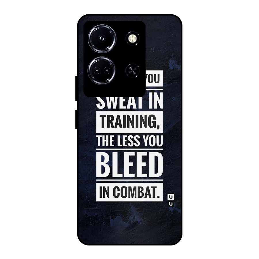 More You Sweat Less You Bleed Metal Back Case for Infinix Note 30 5G