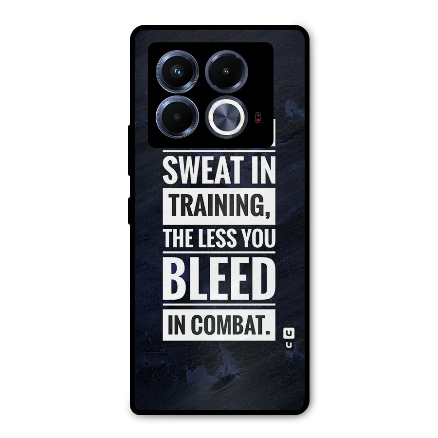 More You Sweat Less You Bleed Metal Back Case for Infinix Note 40 5G
