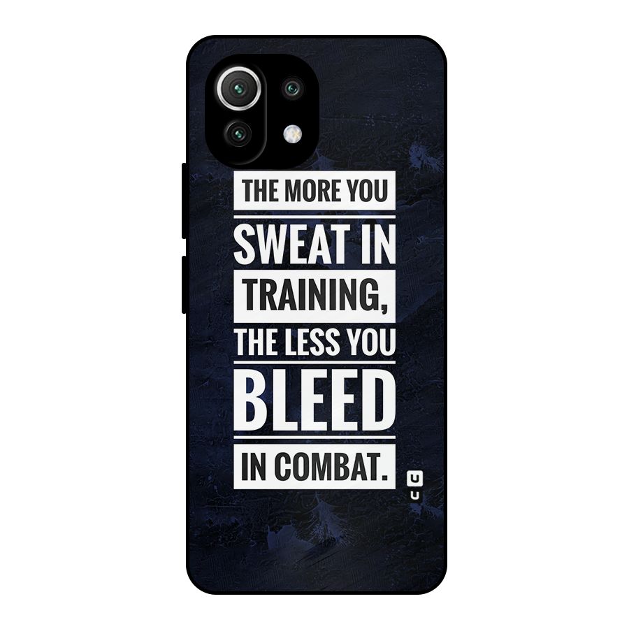 More You Sweat Less You Bleed Metal Back Case for Mi 11 Lite NE 5G