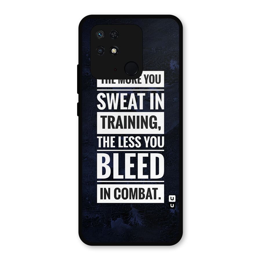 More You Sweat Less You Bleed Metal Back Case for Redmi 10