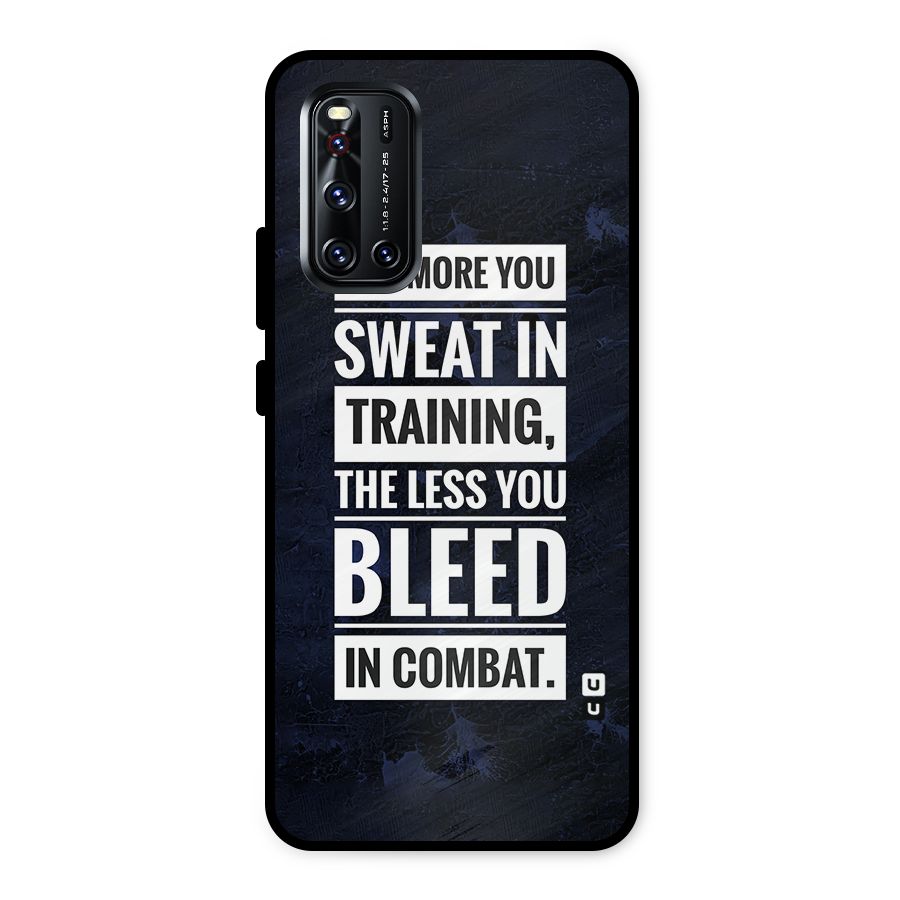 More You Sweat Less You Bleed Metal Back Case for Vivo V19