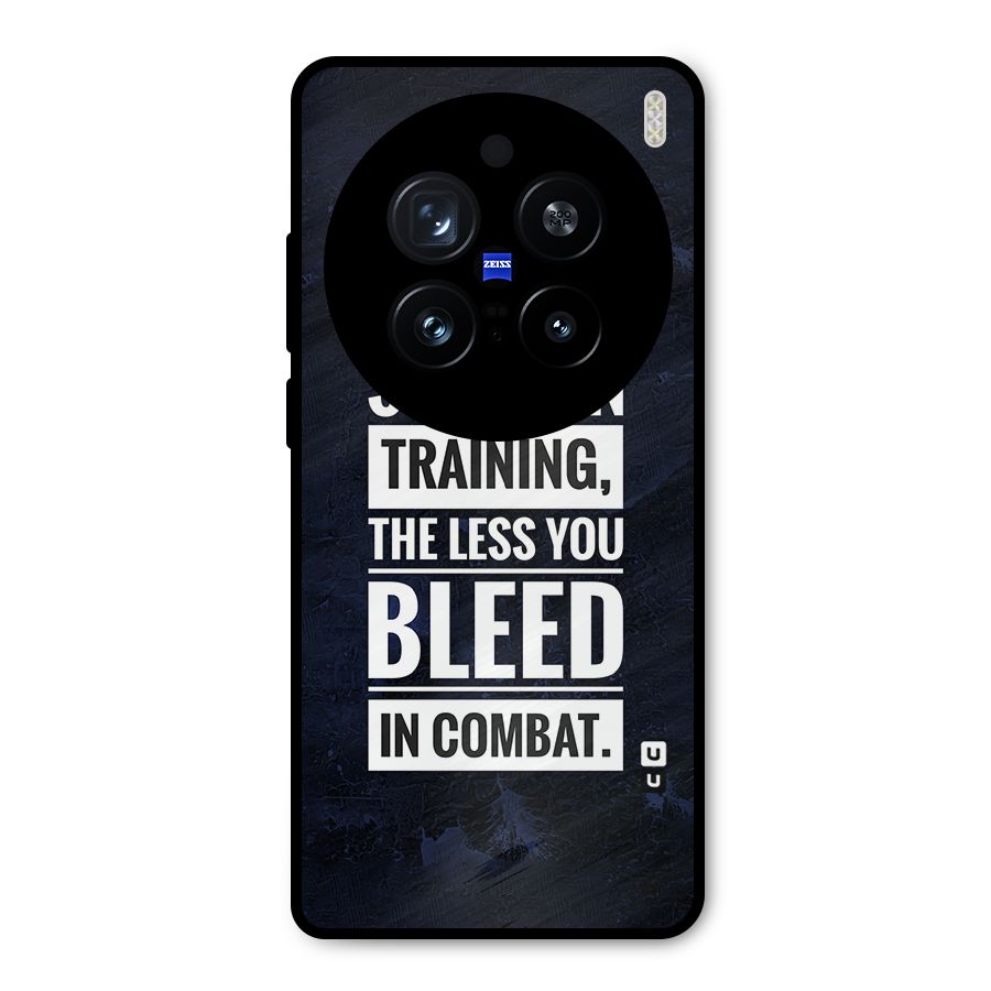 More You Sweat Less You Bleed Metal Back Case for Vivo X200 Pro