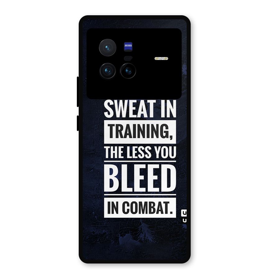 More You Sweat Less You Bleed Metal Back Case for Vivo X80
