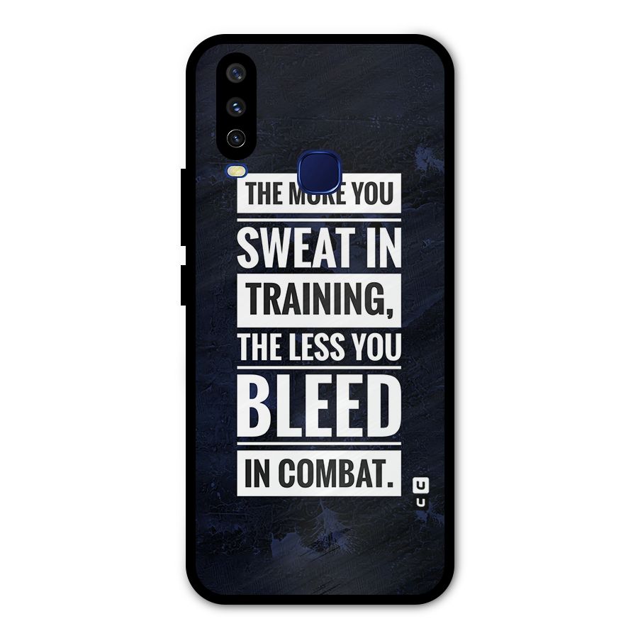 More You Sweat Less You Bleed Metal Back Case for Vivo Y15